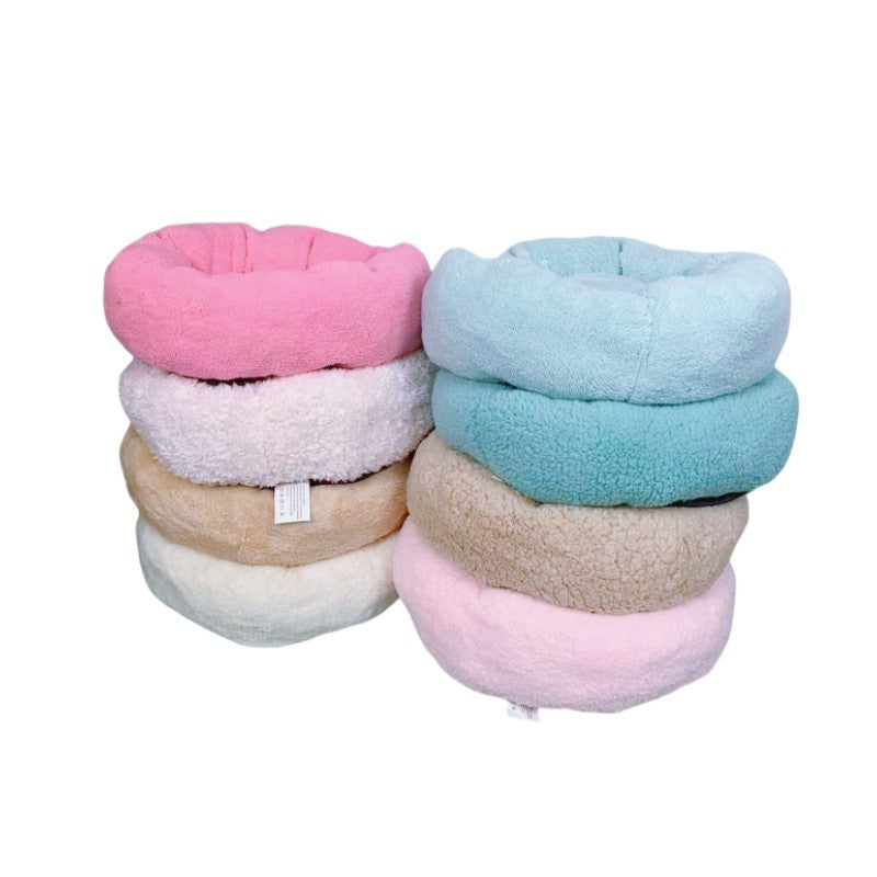 KFX-0667965 Small and Medium Random Color Dog Mat with Soft Cloth Material - Pet Bed Pad for Dogs