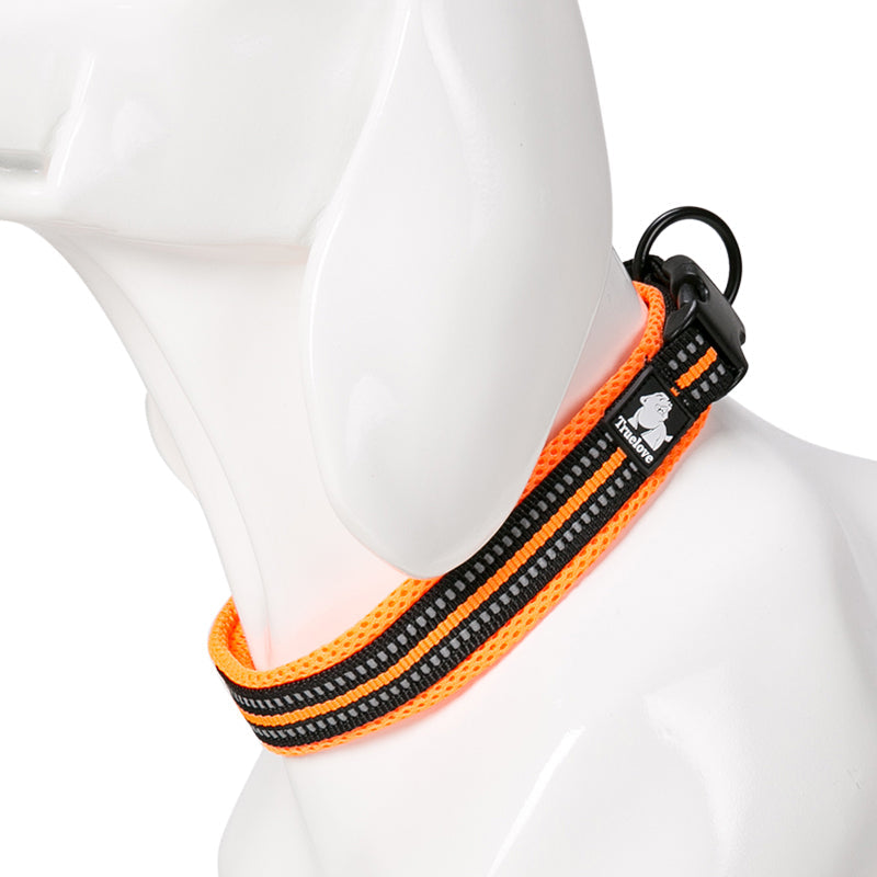 KFX-0668093 Adjustable Reflective Nylon Dog Collar for Outdoor and Indoor Use
