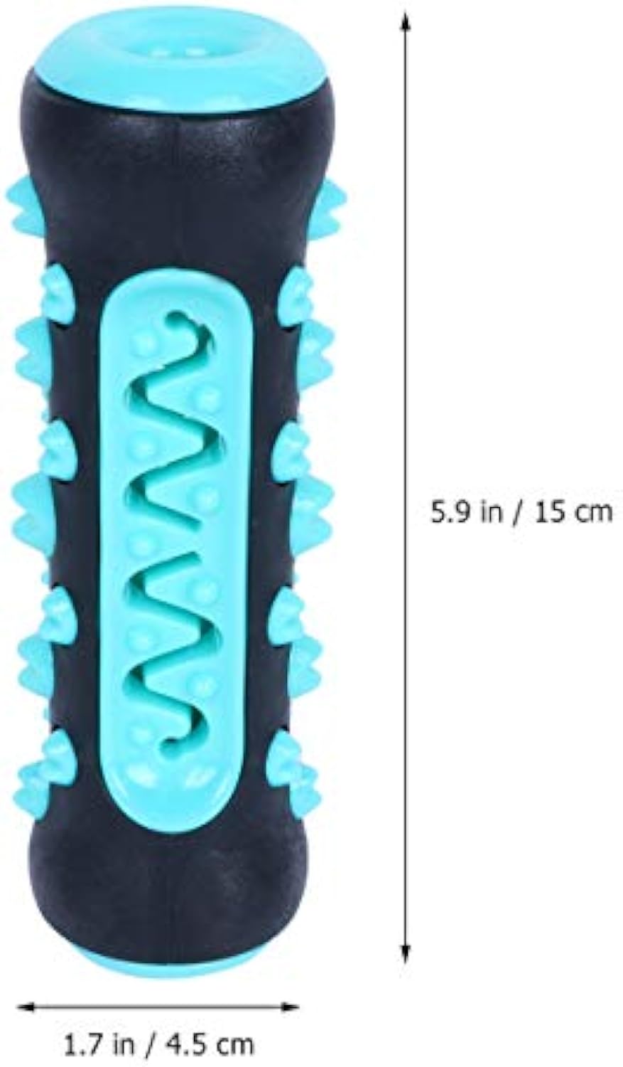 KFX-0669373 Natural Rubber Dog Toothbrush Chew Toy for Dental Cleaning and Teething Relief
