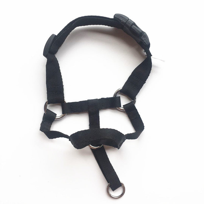 KFX-0671677 Adjustable Nylon Anti-Bite Dog Mouth Cover - Breathable Mask Available in Multiple Sizes