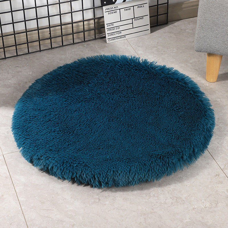 KFX-0671933 Medium Dog Winter Warm Pet Blanket - PV Velvet Round Dog Pad in Various Colors and Sizes