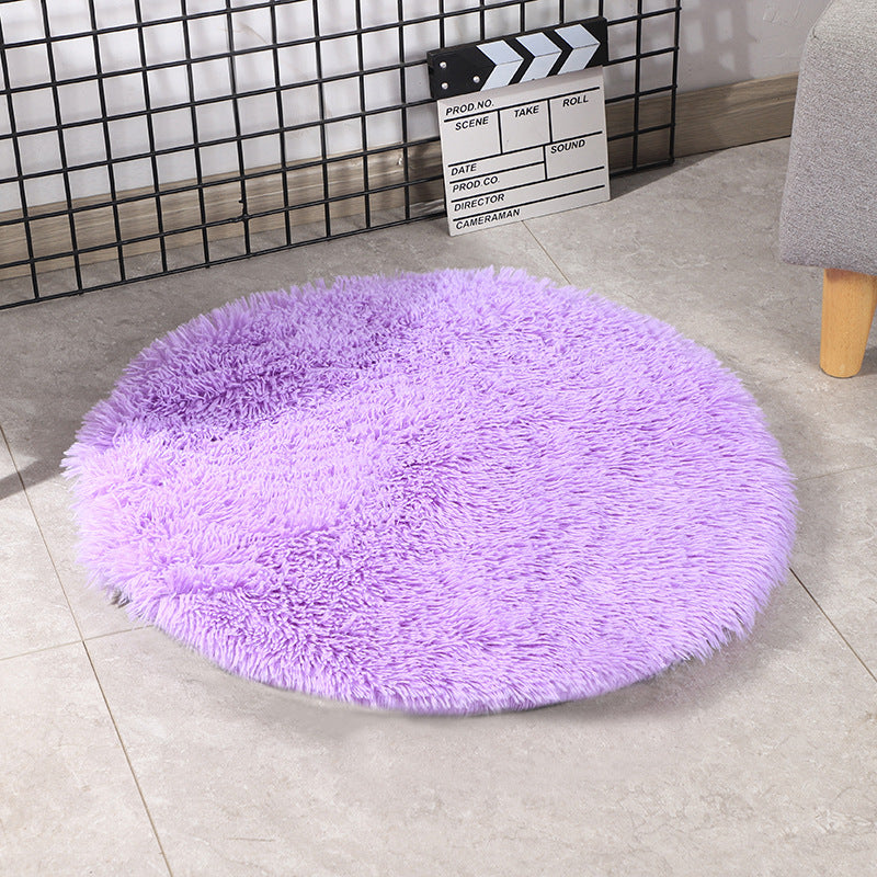KFX-0671933 Medium Dog Winter Warm Pet Blanket - PV Velvet Round Dog Pad in Various Colors and Sizes