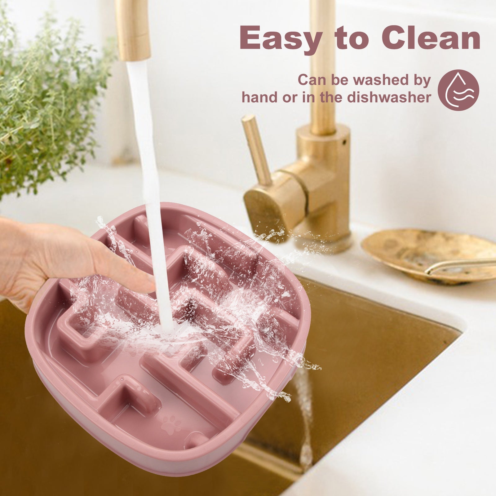 KFX-0679101 Maze Slow Feeding Bowl for Dogs and Cats - Anti-Choking Design to Promote Healthy Eating and Prevent Obesity - Available in Macaron Colors