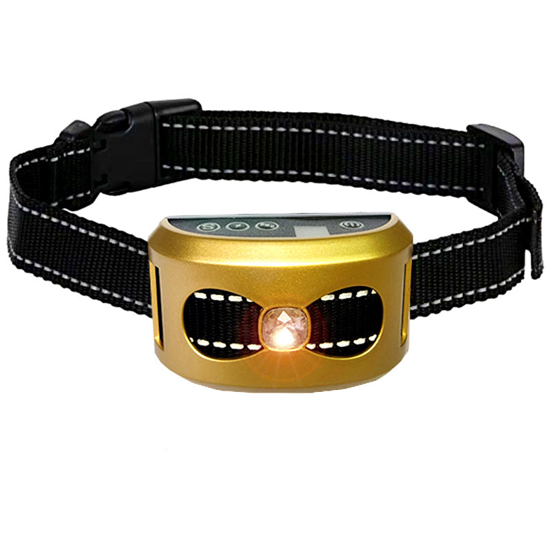 KFX-0679613 Dog Bark Control Vibration and Shock Collar, X-Shaped Yellow & 8-Shaped White