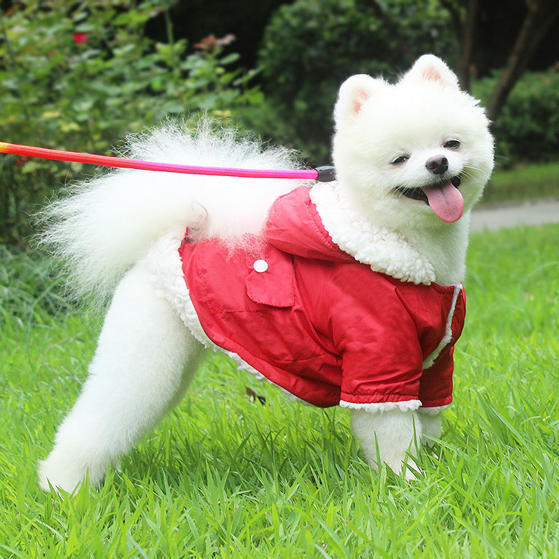 KFX-0679997 Cozy Polyester Padded Dog Jacket for Warmth and Comfort