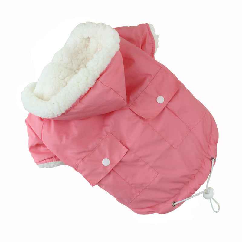 KFX-0679997 Cozy Polyester Padded Dog Jacket for Warmth and Comfort