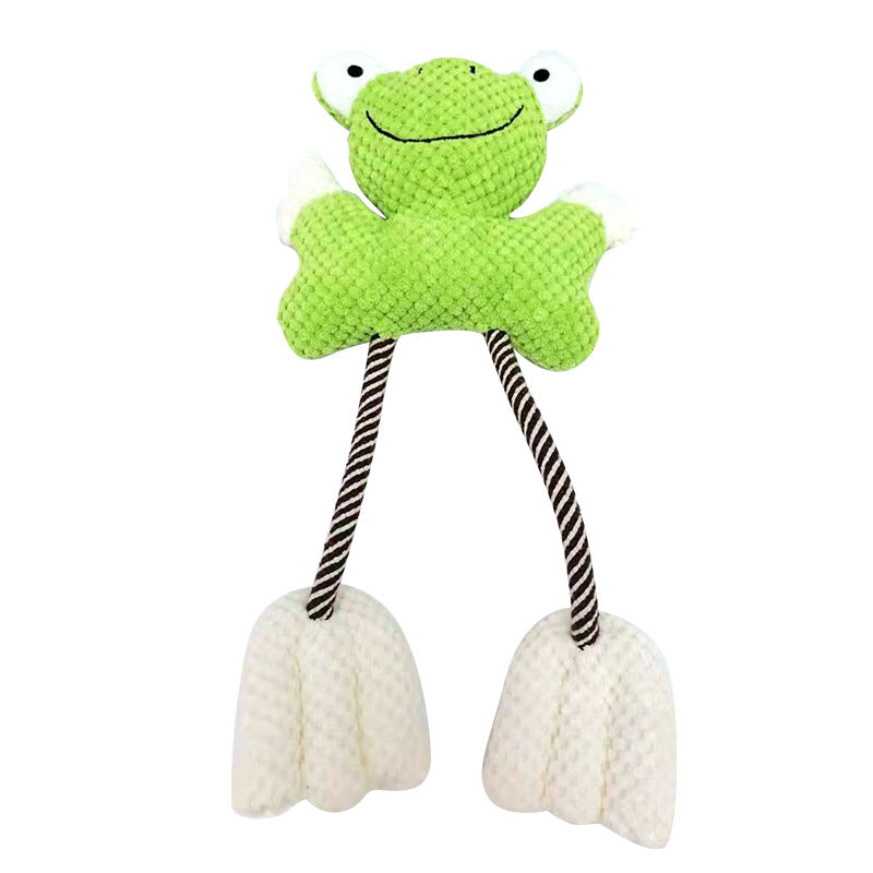 KFX-0684989 Pet Plush Vocal Toy - Bite-Resistant Multi-Texture Interactive Companion