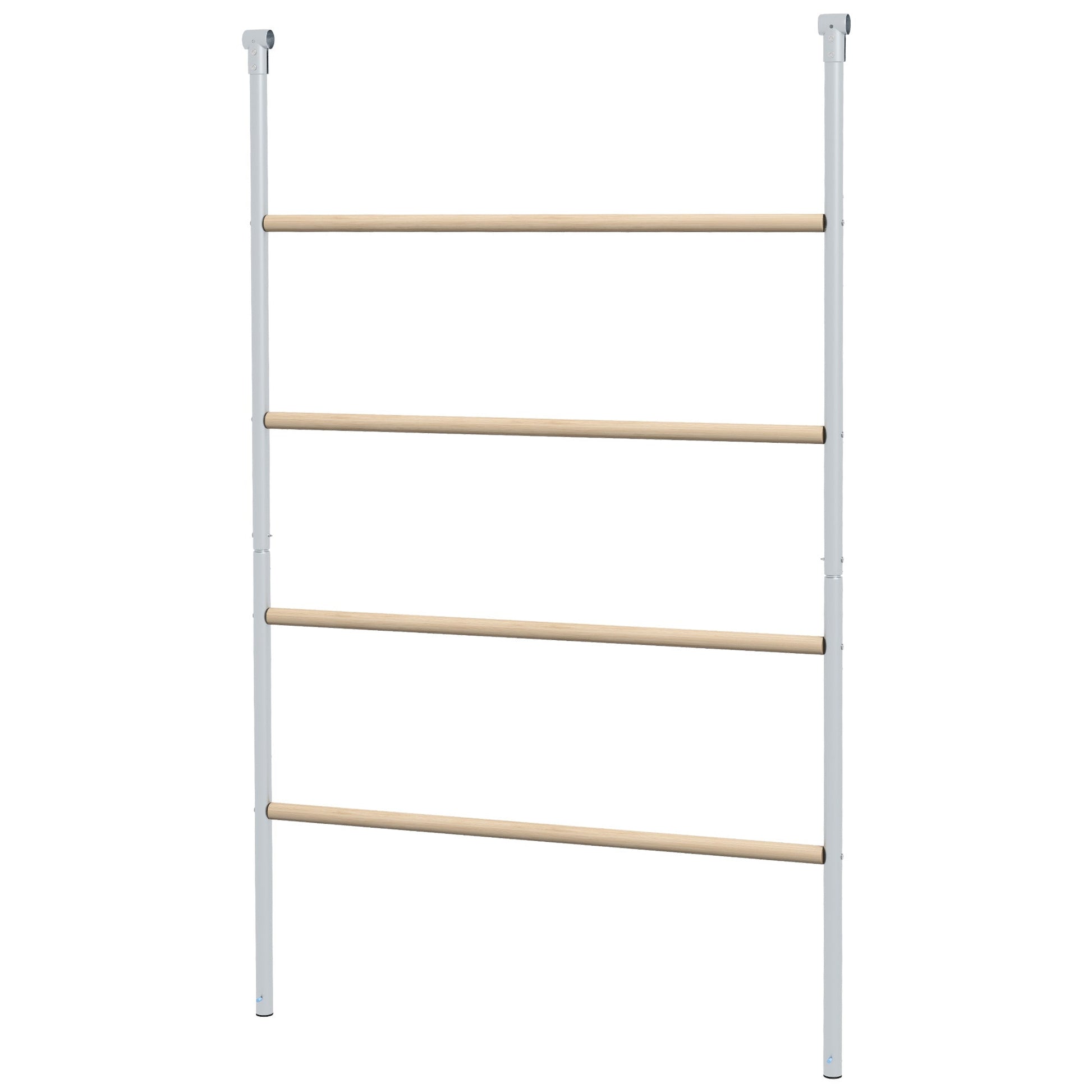 KFX-0687037 Multi-Tiered Chicken Roosting Ladder - Galvanized Steel & Wood, 55" x 33.75"
