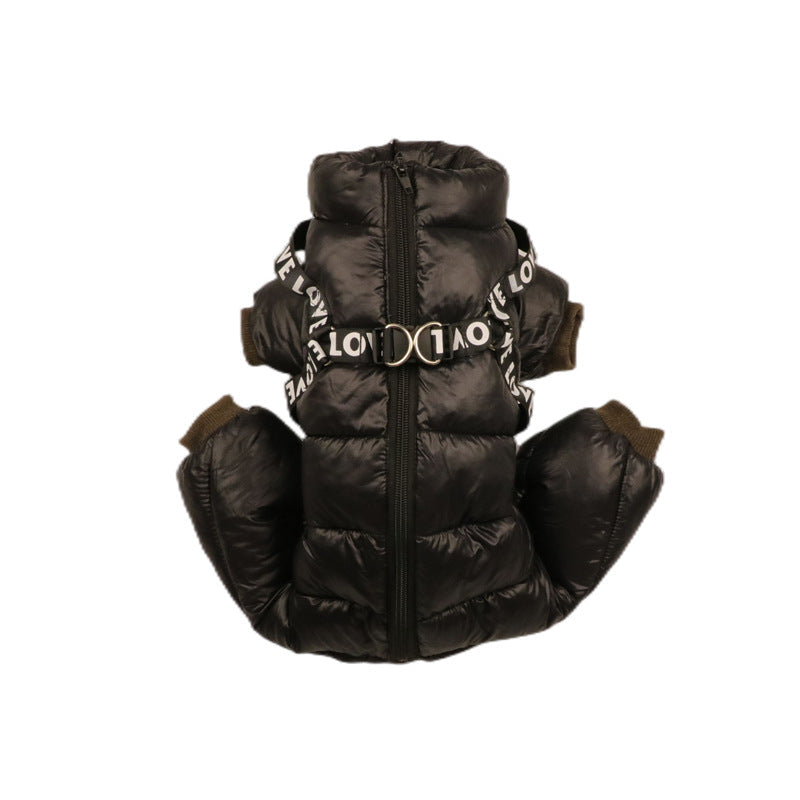 KFX-0687805 Thickened Cotton Thermal Clothing for Dogs in Sizes 10 to 18