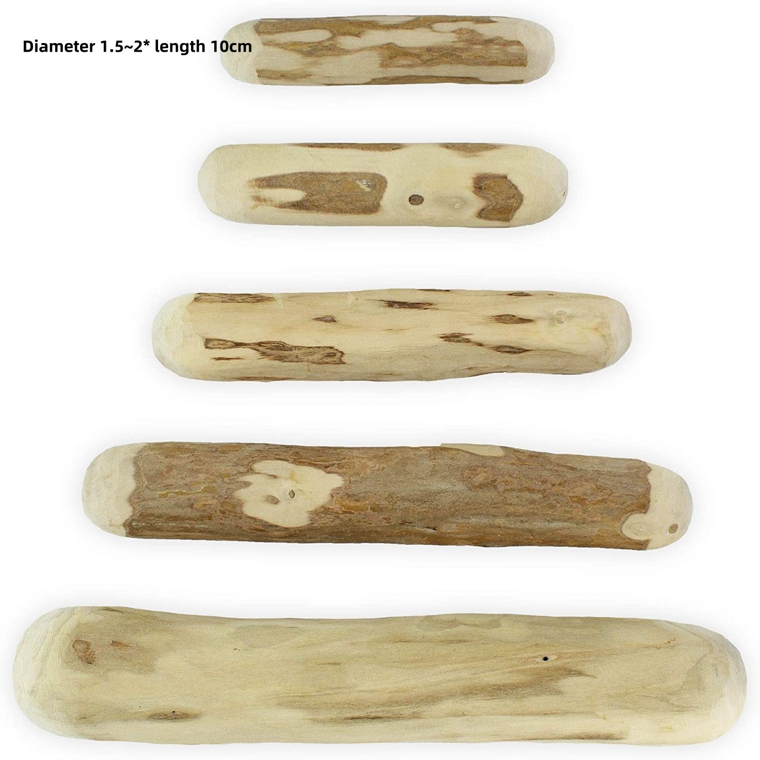 KFX-0688189 Wooden Dog Bite Molar Rod - Various Diameters for Chewing and Dental Health