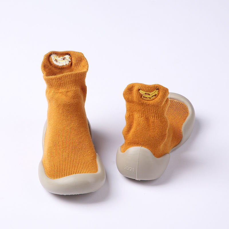 KFX-0689981 Soft Bottom Non-slip Cartoon Cotton Baby Shoes for Toddlers - Multiple Colors Available
