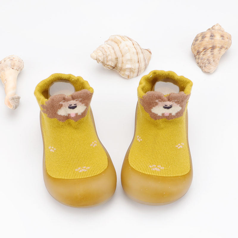 KFX-0689981 Soft Bottom Non-slip Cartoon Cotton Baby Shoes for Toddlers - Multiple Colors Available