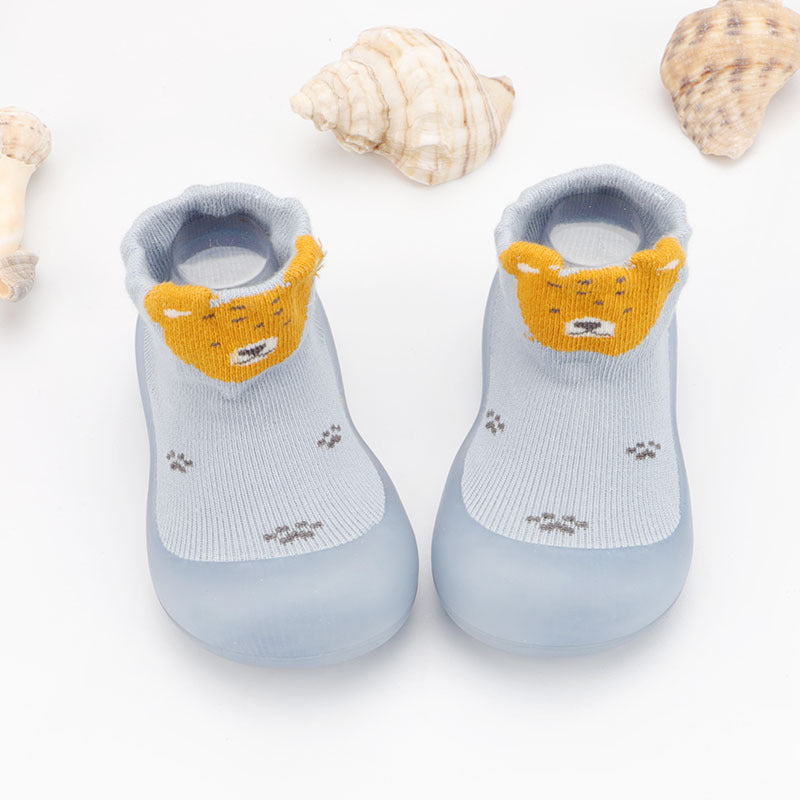 KFX-0689981 Soft Bottom Non-slip Cartoon Cotton Baby Shoes for Toddlers - Multiple Colors Available