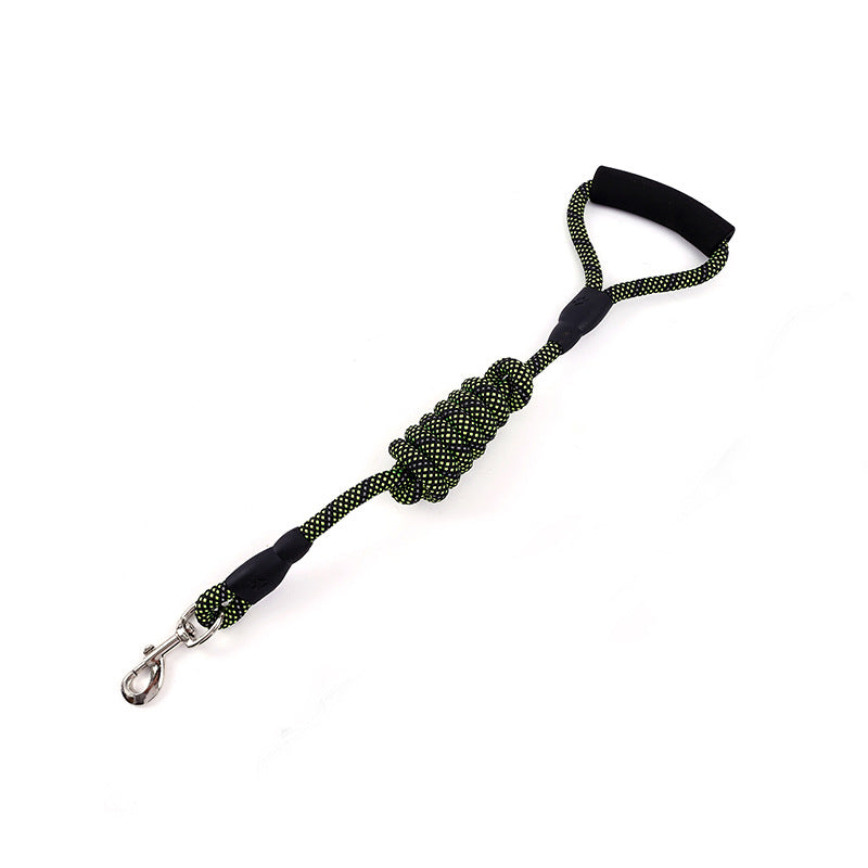KFX-0692925 Nylon Dog Traction Rope with Handle and Spring for Enhanced Control