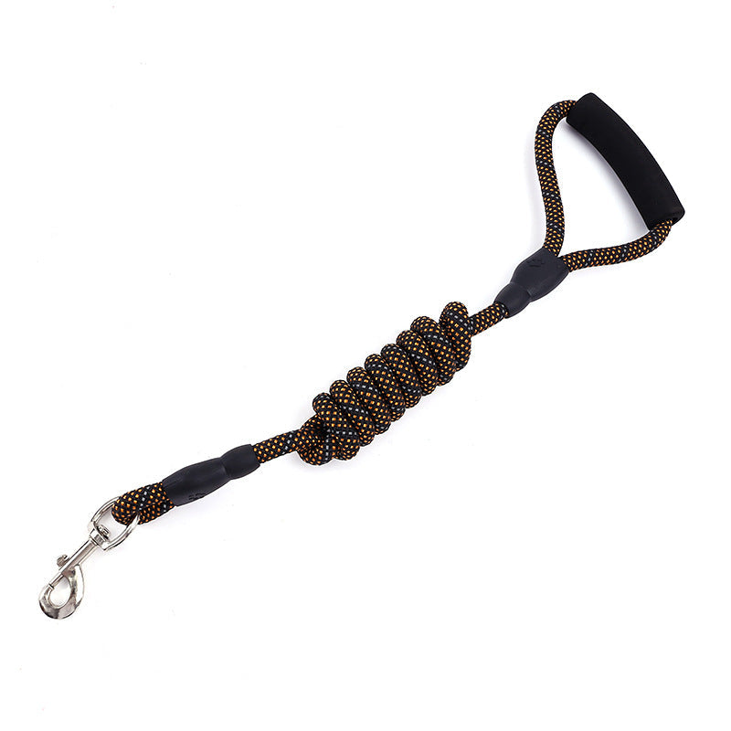 KFX-0692925 Nylon Dog Traction Rope with Handle and Spring for Enhanced Control