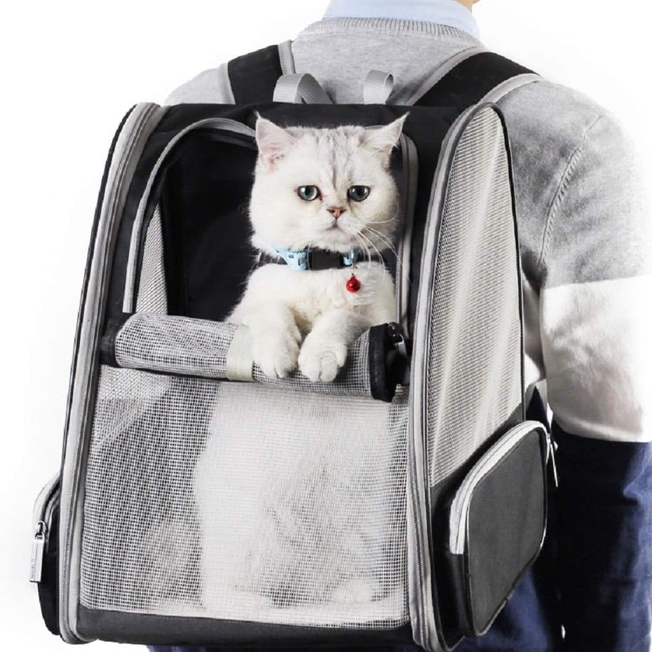 KFX-0702141 Innovative Backpack Carrier for Cats and Small Dogs - Comfortable, Breathable Design