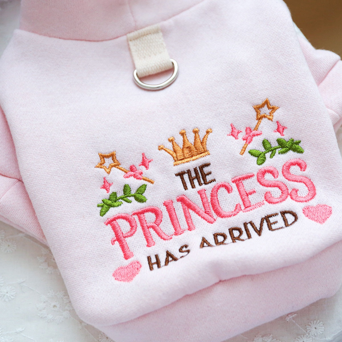 KFX-0702653 Hooded Little Princess Sweater for Dogs and Cats - Casual Pet Apparel