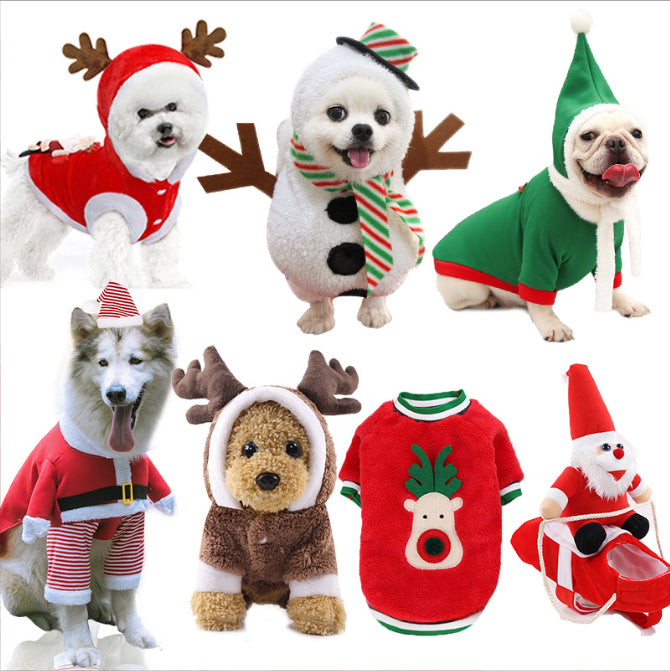 KFX-0703037 Cozy Red Flannel Dress for Dogs and Cats - Perfect for Holidays and Festive Occasions