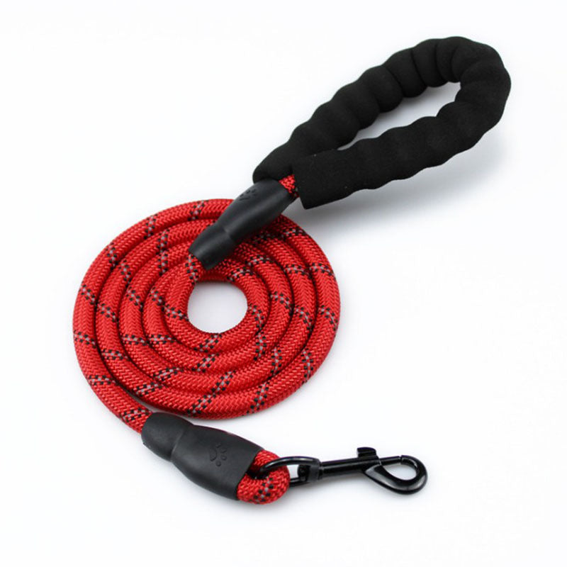 KFX-0704445 Sponge Pet Reflective Nylon Traction Rope - 150CM Long, Available in Multiple Colors