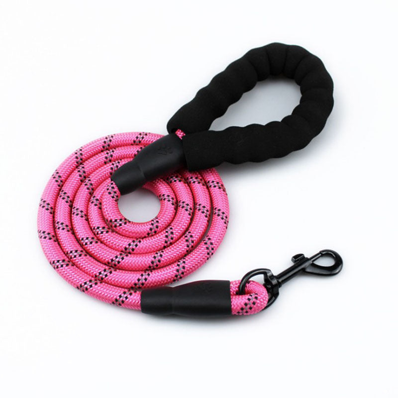 KFX-0704445 Sponge Pet Reflective Nylon Traction Rope - 150CM Long, Available in Multiple Colors