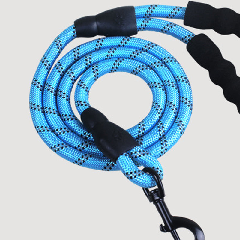 KFX-0704445 Sponge Pet Reflective Nylon Traction Rope - 150CM Long, Available in Multiple Colors