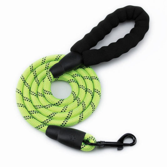 KFX-0704445 Sponge Pet Reflective Nylon Traction Rope - 150CM Long, Available in Multiple Colors