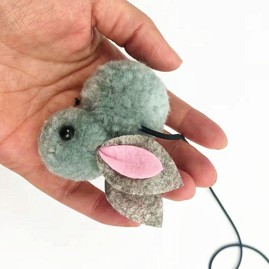 KFX-0705469 Elastic Automatic Cat and Rabbit Hanging Toy with Delicate Ball