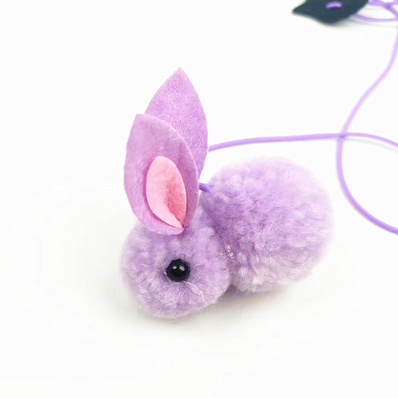 KFX-0705469 Elastic Automatic Cat and Rabbit Hanging Toy with Delicate Ball