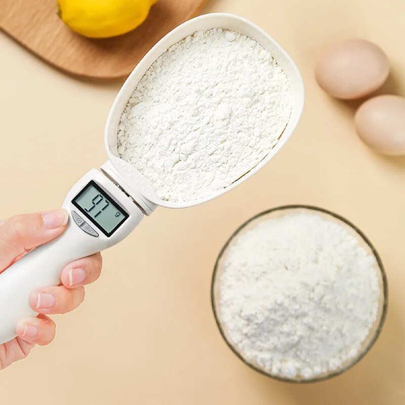 KFX-0707901 Digital Pet Food Scale with LCD Display - Precision Measuring Spoon for Accurate Dog and Cat Feeding