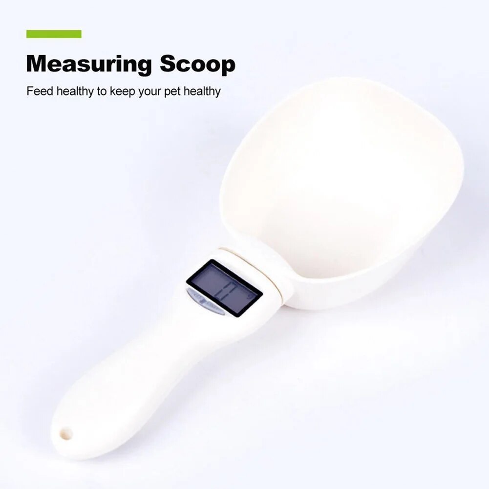 KFX-0707901 Digital Pet Food Scale with LCD Display - Precision Measuring Spoon for Accurate Dog and Cat Feeding