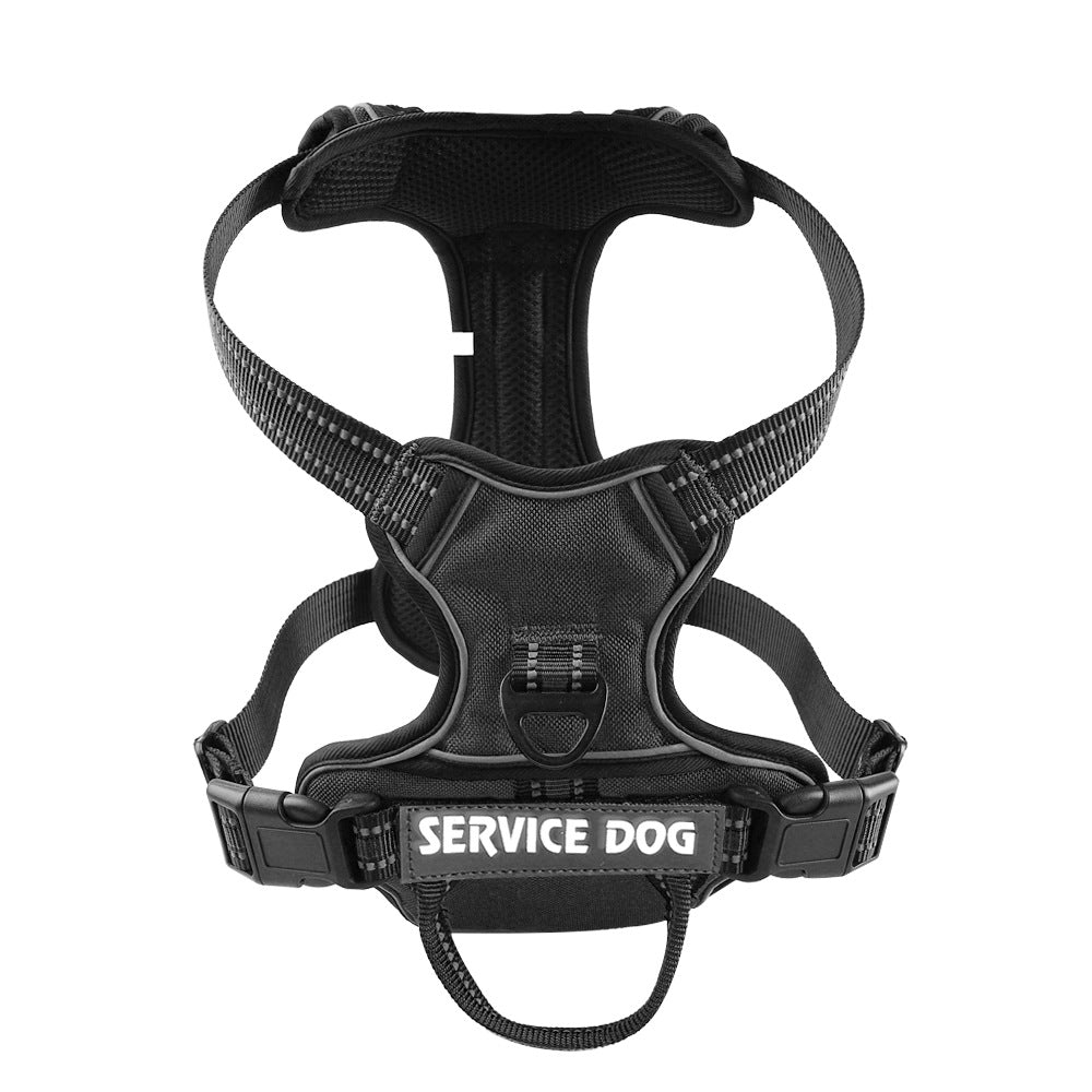 KFX-0709693 Personalized Oxford Cloth Dog Chest Strap in Blue, Black, or Green