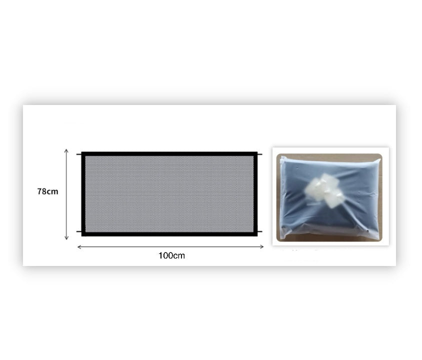 KFX-0711997 Portable Folding Pet Quarantine Fence - Cloth Mesh, Small 110x72cm & Large 180x72cm