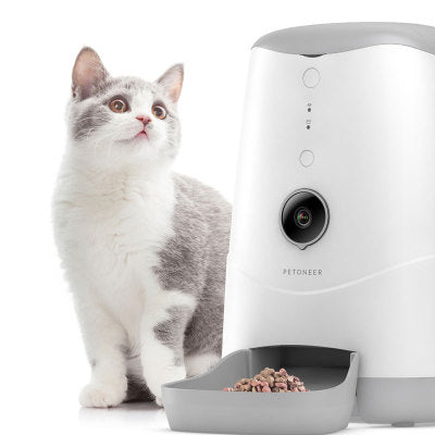 KFX-0716349 Smart Pet Feeder with HD Camera, Two-Way Voice, and Cloud Control - 3.7L Capacity