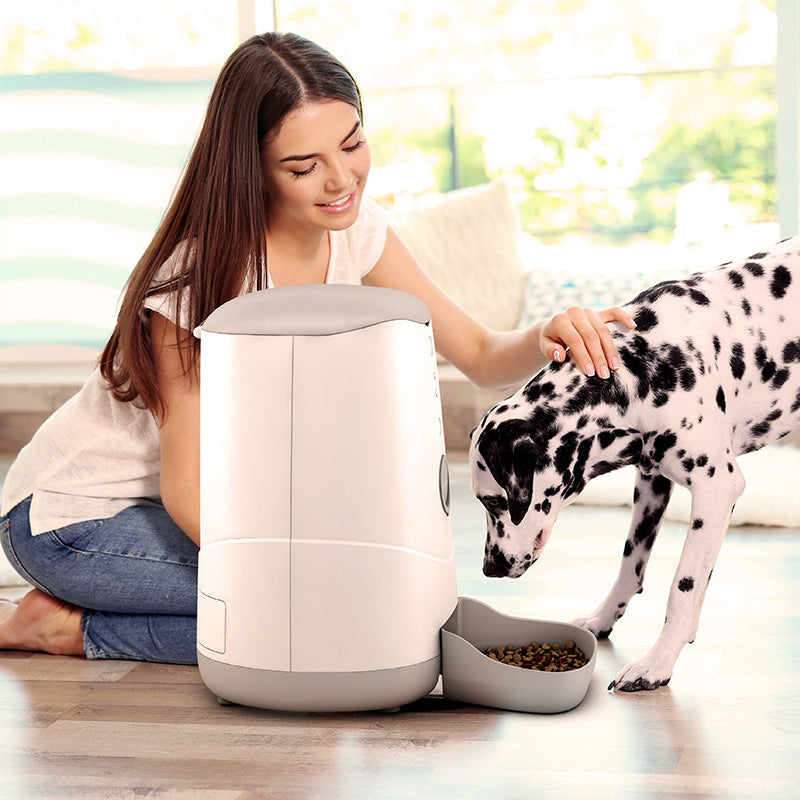 KFX-0716349 Smart Pet Feeder with HD Camera, Two-Way Voice, and Cloud Control - 3.7L Capacity