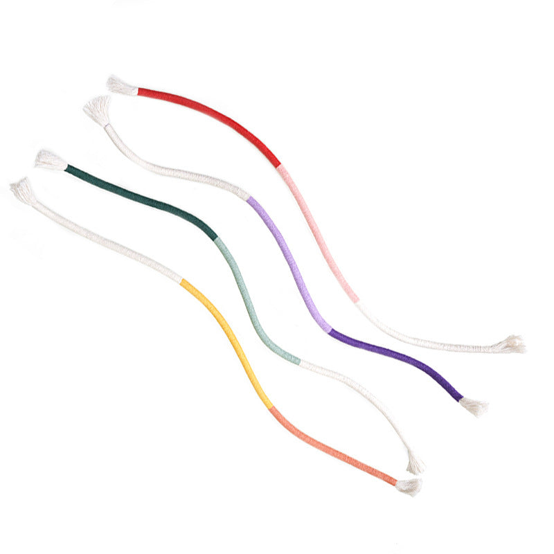 KFX-0720957 Self-Relieving Catnip Rope Toy - Cotton Thread with Vibrant Colors