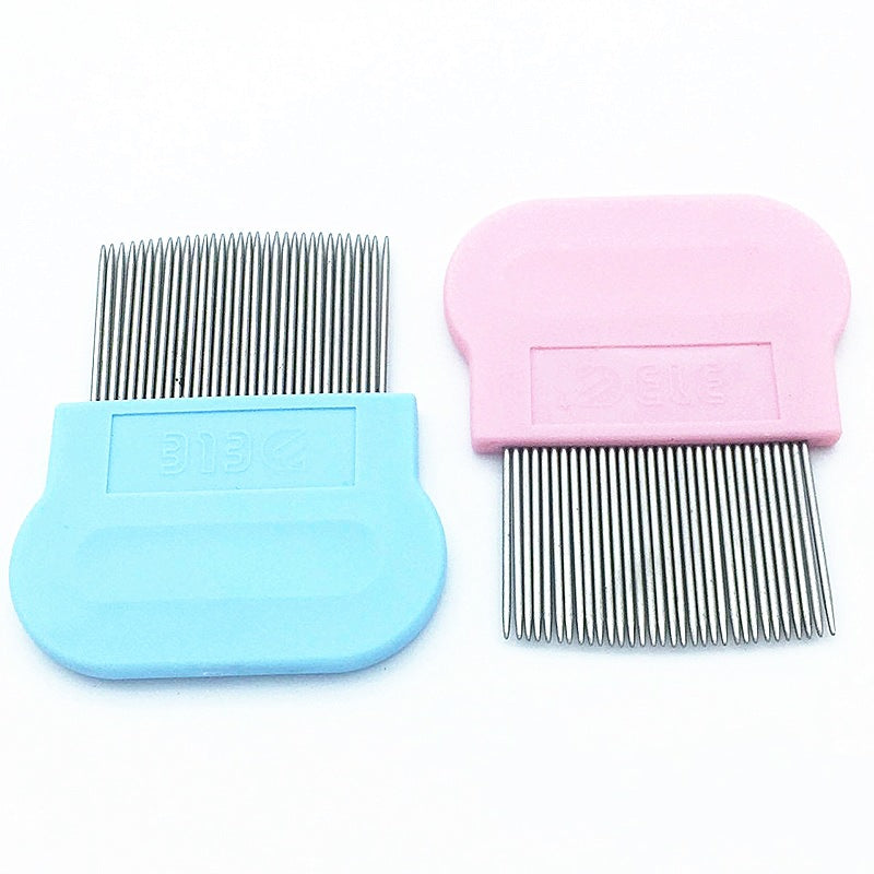 KFX-0721725 Teddy Bear Face Dog Comb for Easy Knot Removal and Fluffy Grooming
