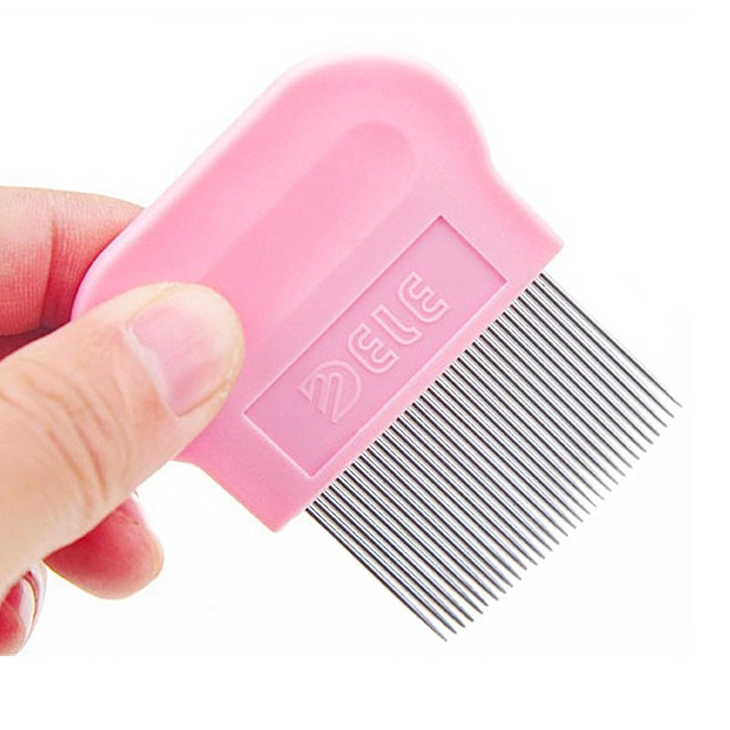 KFX-0721725 Teddy Bear Face Dog Comb for Easy Knot Removal and Fluffy Grooming