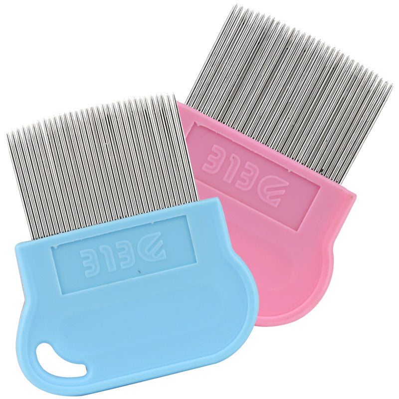 KFX-0721725 Teddy Bear Face Dog Comb for Easy Knot Removal and Fluffy Grooming
