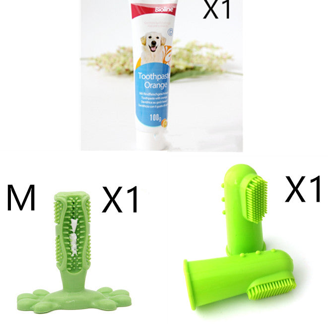 KFX-0723773 Natural Dog Toothpaste - Beef, Mint & Orange Flavors for Dental Care and Fresh Breath