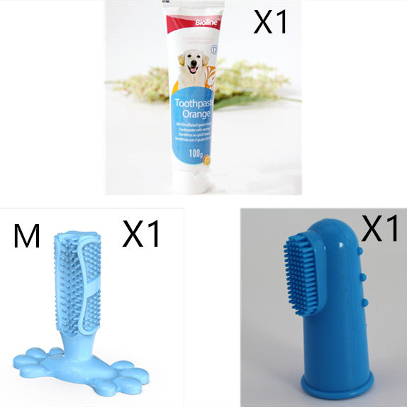 KFX-0723773 Natural Dog Toothpaste - Beef, Mint & Orange Flavors for Dental Care and Fresh Breath