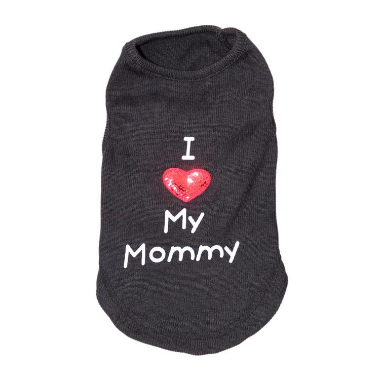 KFX-0724285 Dog Mom and Dad Casual Pet Vest in Various Colors and Sizes