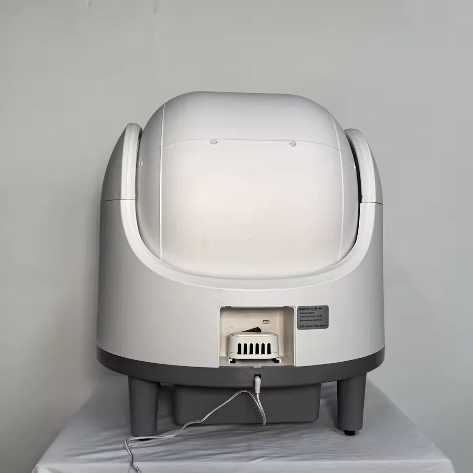 KFX-072531 Smart Cat Litter Box with Dual Channel Automatic Cleaning and UV Deodorizing - 68L Capacity