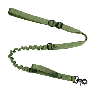 KFX-0725693 Adjustable Elastic Traction Rope for Dogs - Multiple Color Options Available, Two Lengths