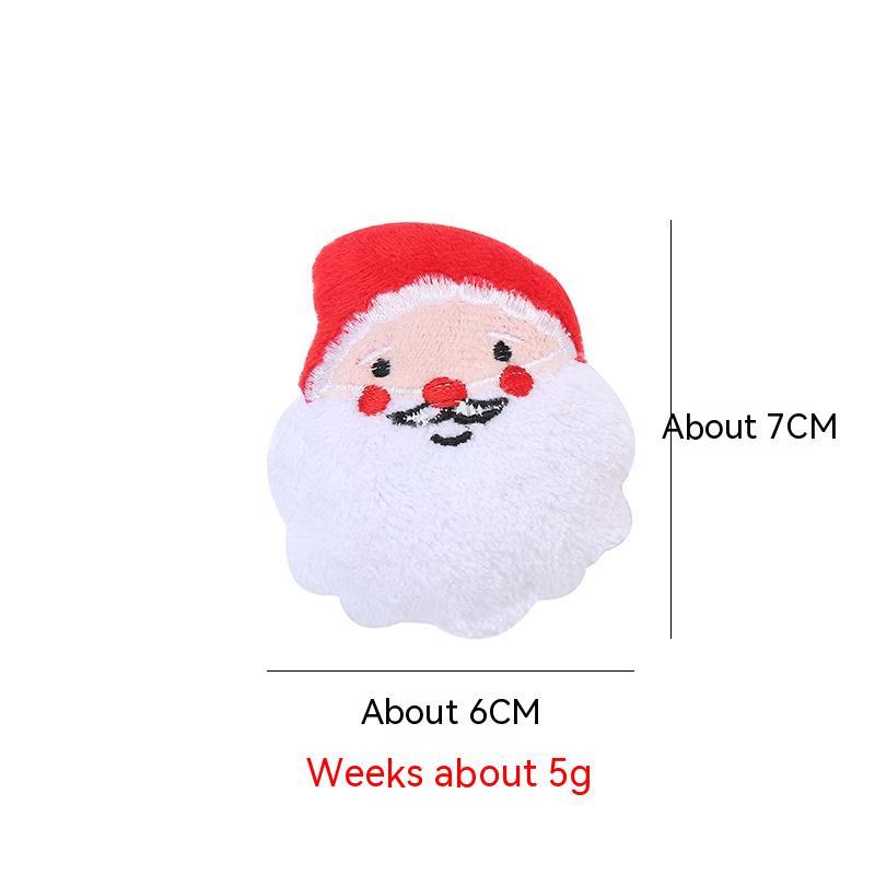 KFX-0731325 Christmas Plush Catnip Toys - Santa Claus, Gingerbread Man, and Elk