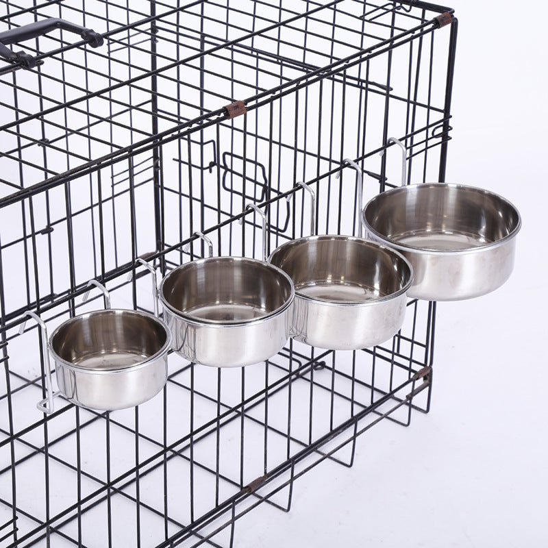 KFX-0731837 Stainless Steel Dog and Cat Food Bowls Set - 6 Sizes Available