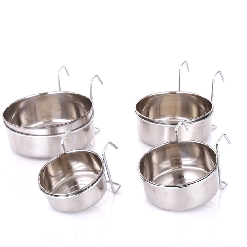 KFX-0731837 Stainless Steel Dog and Cat Food Bowls Set - 6 Sizes Available