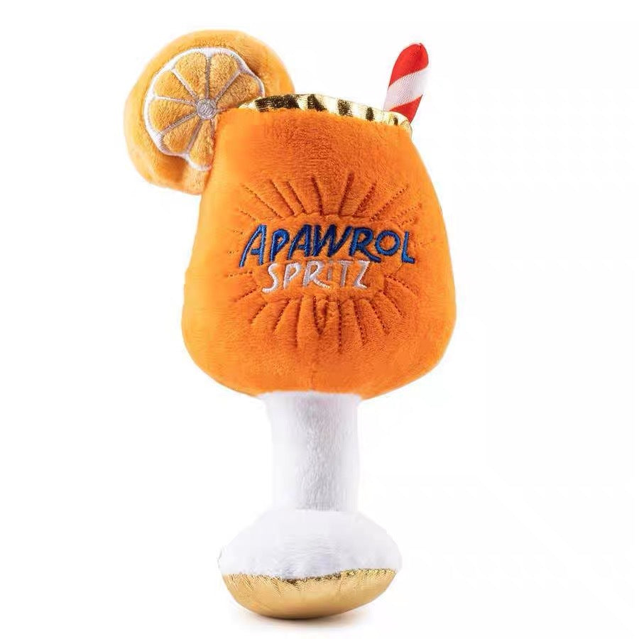KFX-0732477 Interactive Squeaky Plush Dog Toy for Chewing and Teeth Cleaning