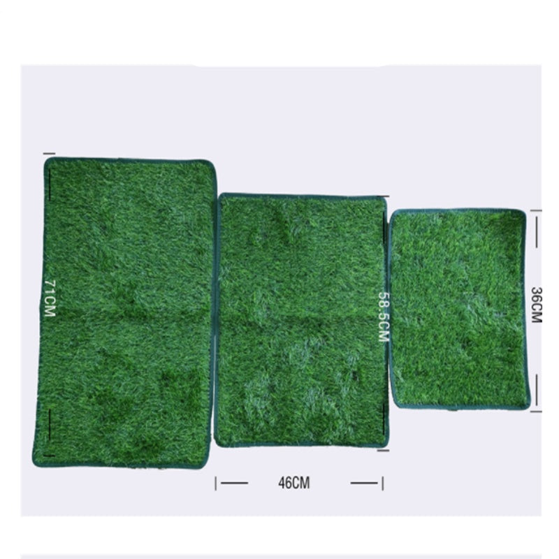KFX-0733501 Non-Slip Green Simulated Lawn Pet Pee Pad for Indoor Use