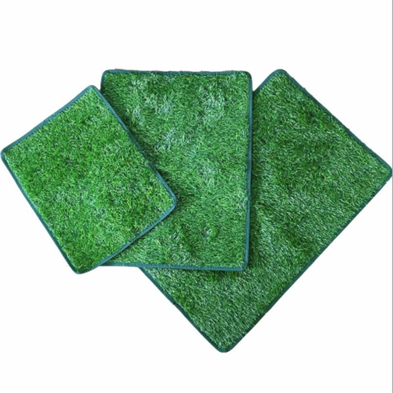 KFX-0733501 Non-Slip Green Simulated Lawn Pet Pee Pad for Indoor Use