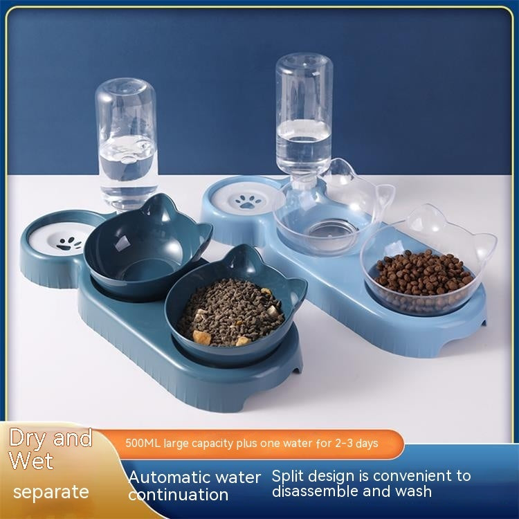 KFX-0737597 Anti-tumble Automatic Cat Feeding Water Fountain in Various Colors